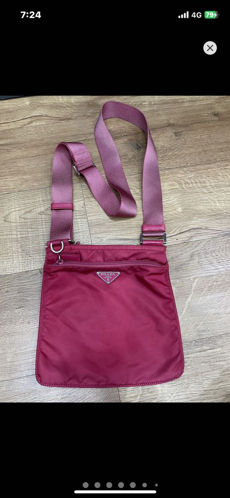 Authentic Prada Tessuto Nyalon Crossbody Bag - 1