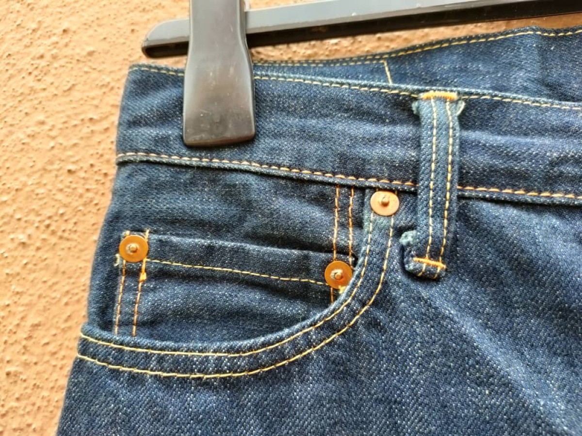 Indigo - Pure Blue Denim Denim Pant - 8