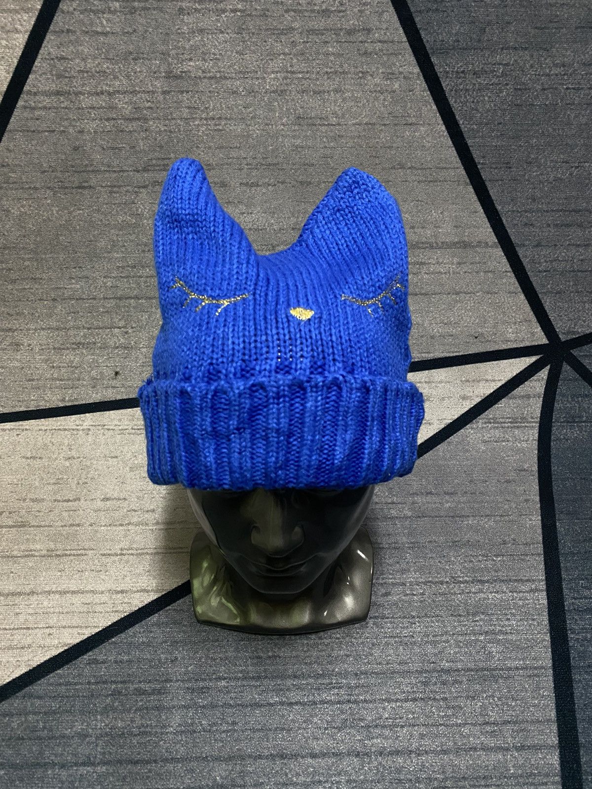 Japanese Brand - Japanese Cat Ear Bunny Horn Devil Beanie Hat - 2