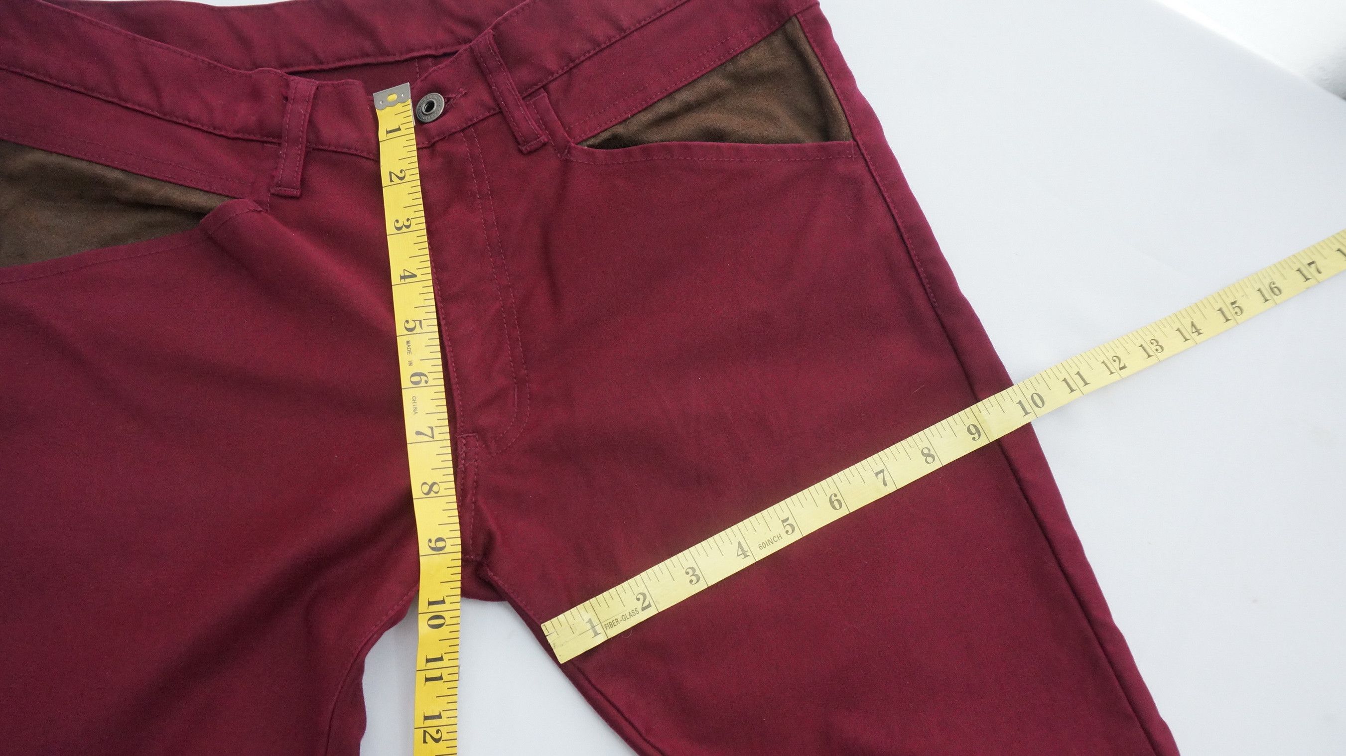 Japanese Brand - HolyFlare 💥 DIFFERENT EDGE RUPERT Burgundy Hourglass Pants - 12