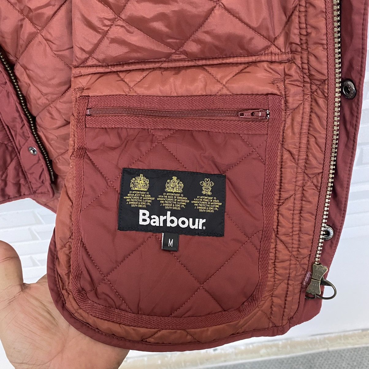 Barbour quilted zipper vest size M - 10