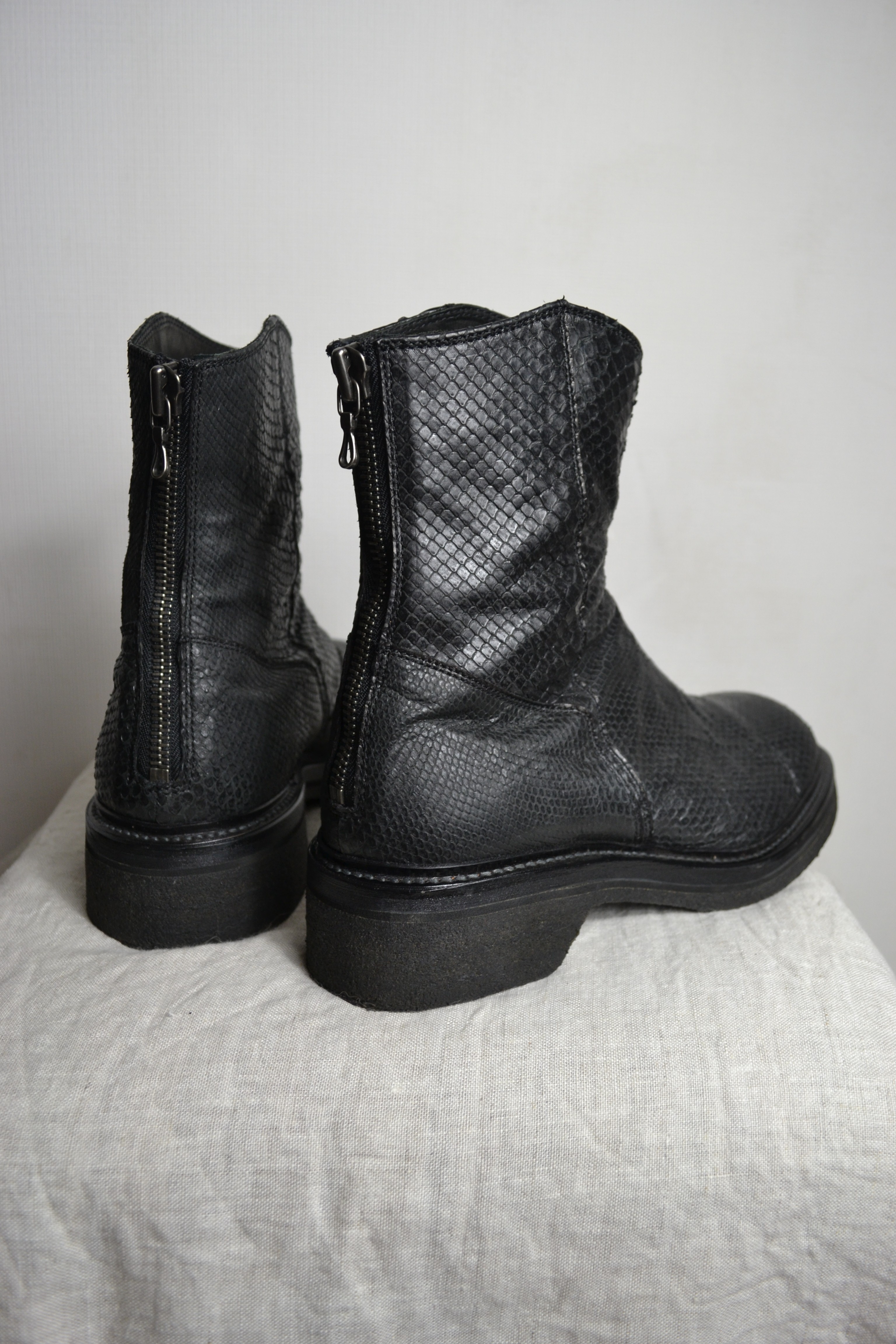 AW15 Sphere Backzip Python Boots - 517FWM7 - 11