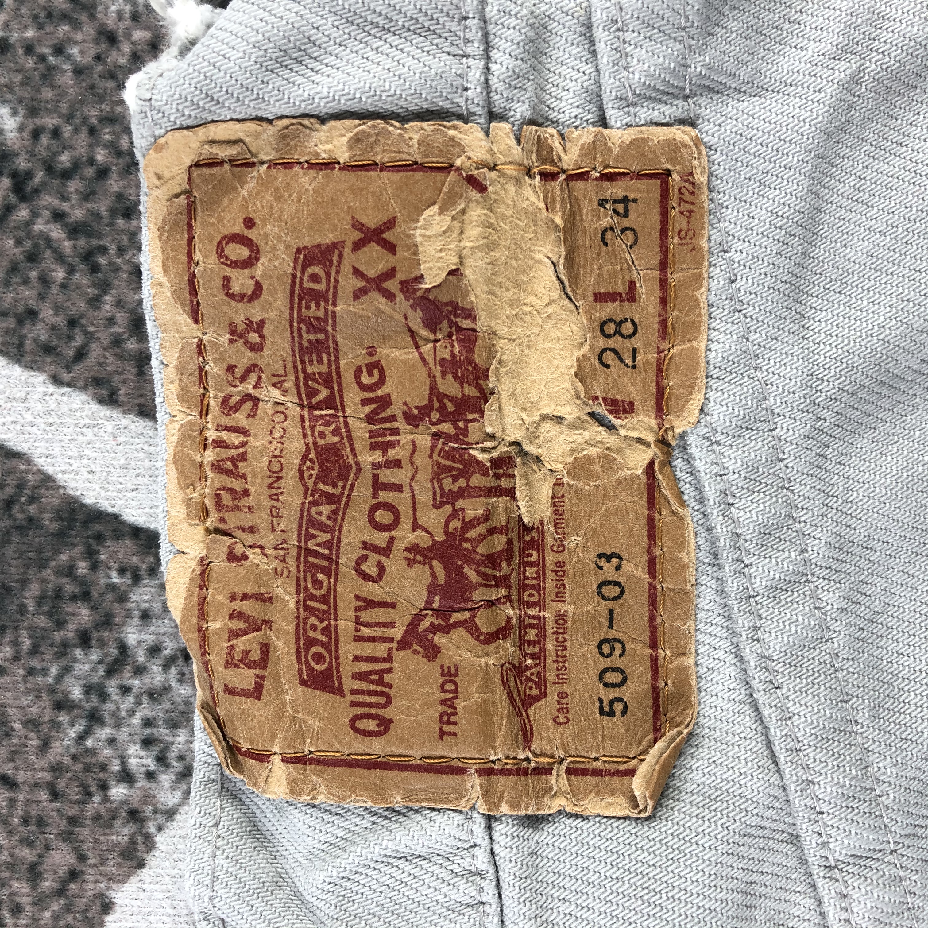 Vintage - Vintage Levis 509 Jeans Grey Denim KJ1271 - 6