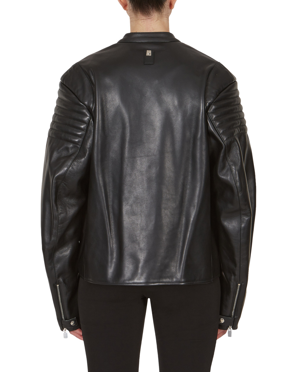 SS23 LEATHER MOTO JACKET - 9