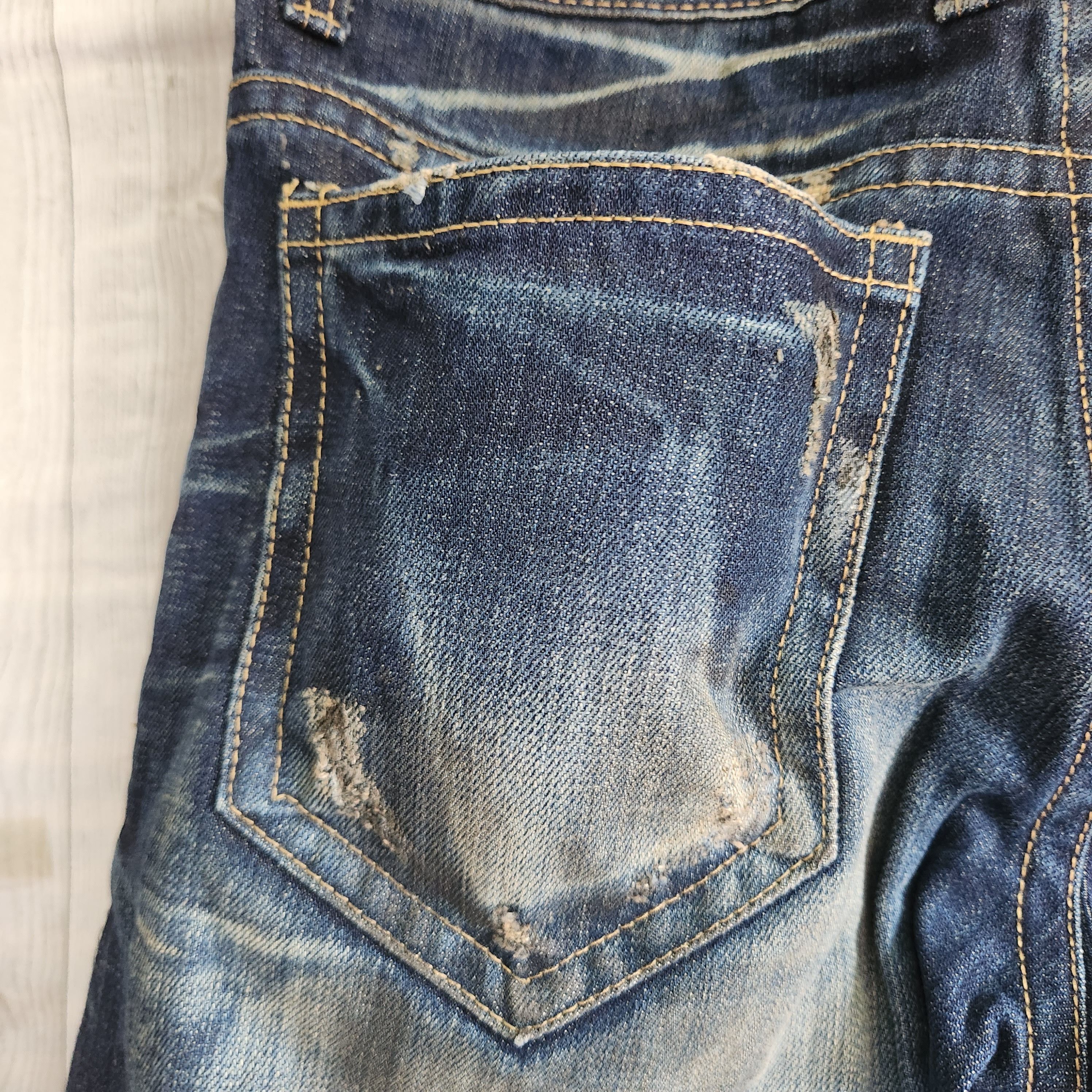 Japanese Brand - Japan Acid Wash DPSR Flare Jeans Distressed Denim - 10