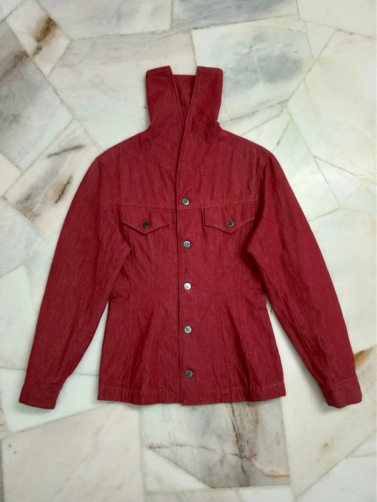 Hysteric Glamour shawl collar Denim Jacket - 7