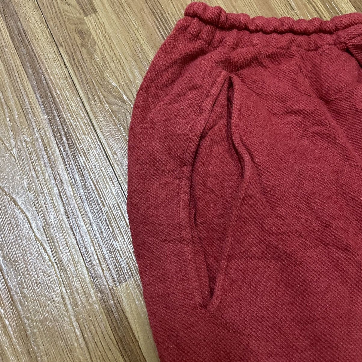 Y’s yohji yamamoto red cotton pants - 7