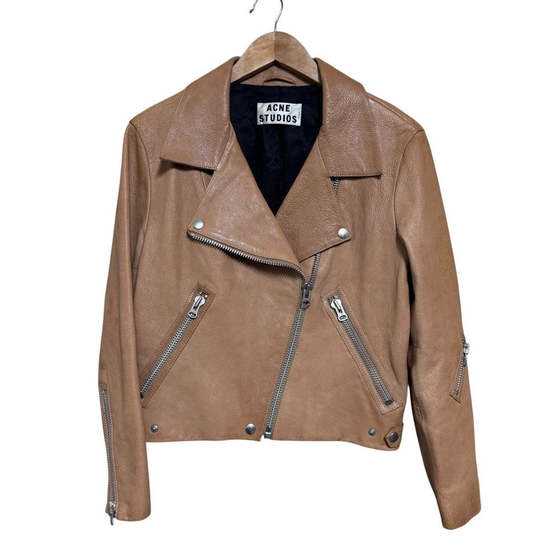 Acne Studios Leather Biker Jacket Goatskin - 1