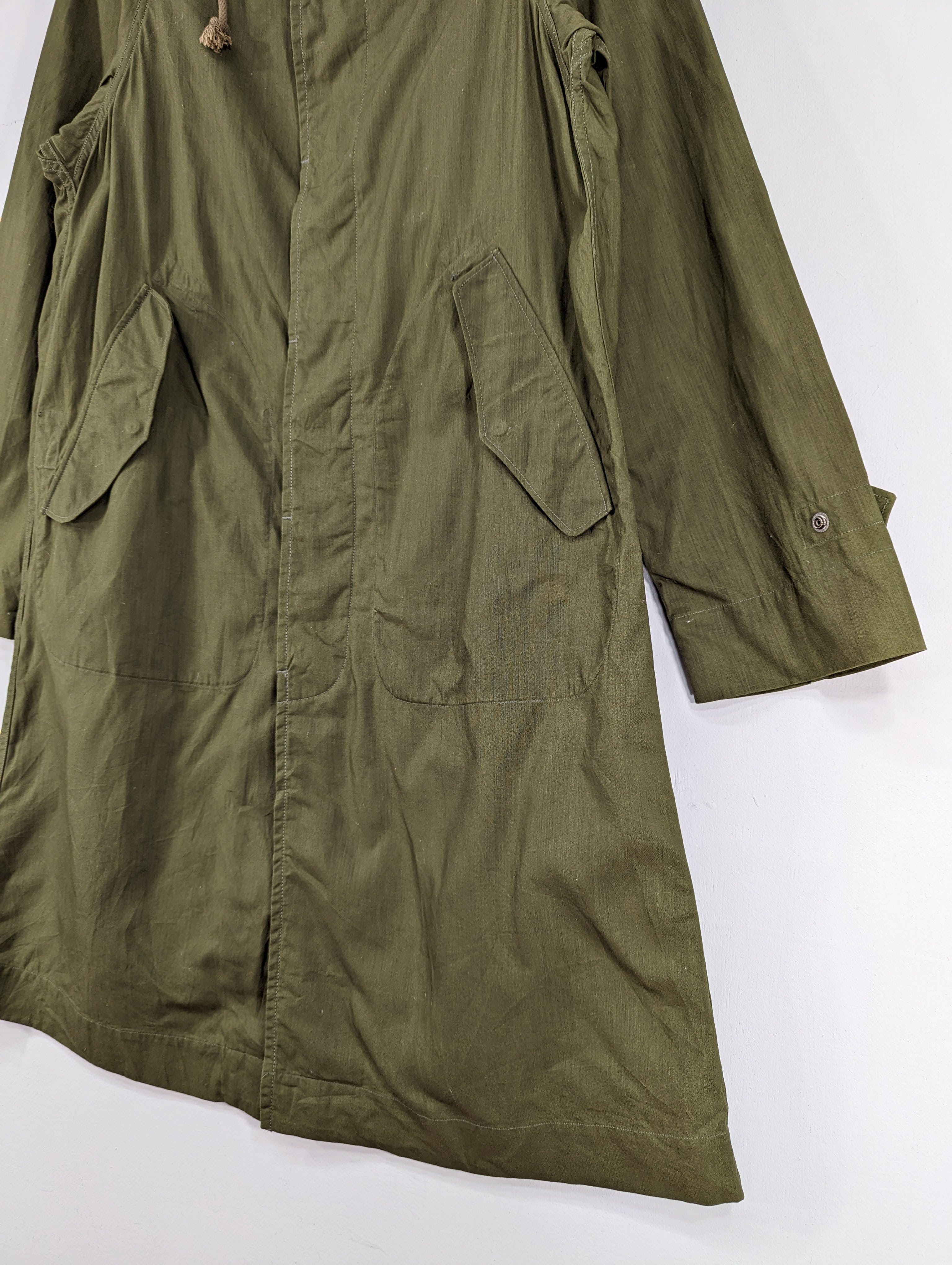 🔥RARE🔥45rpm Green Army Parka Hooded Jacket - 6
