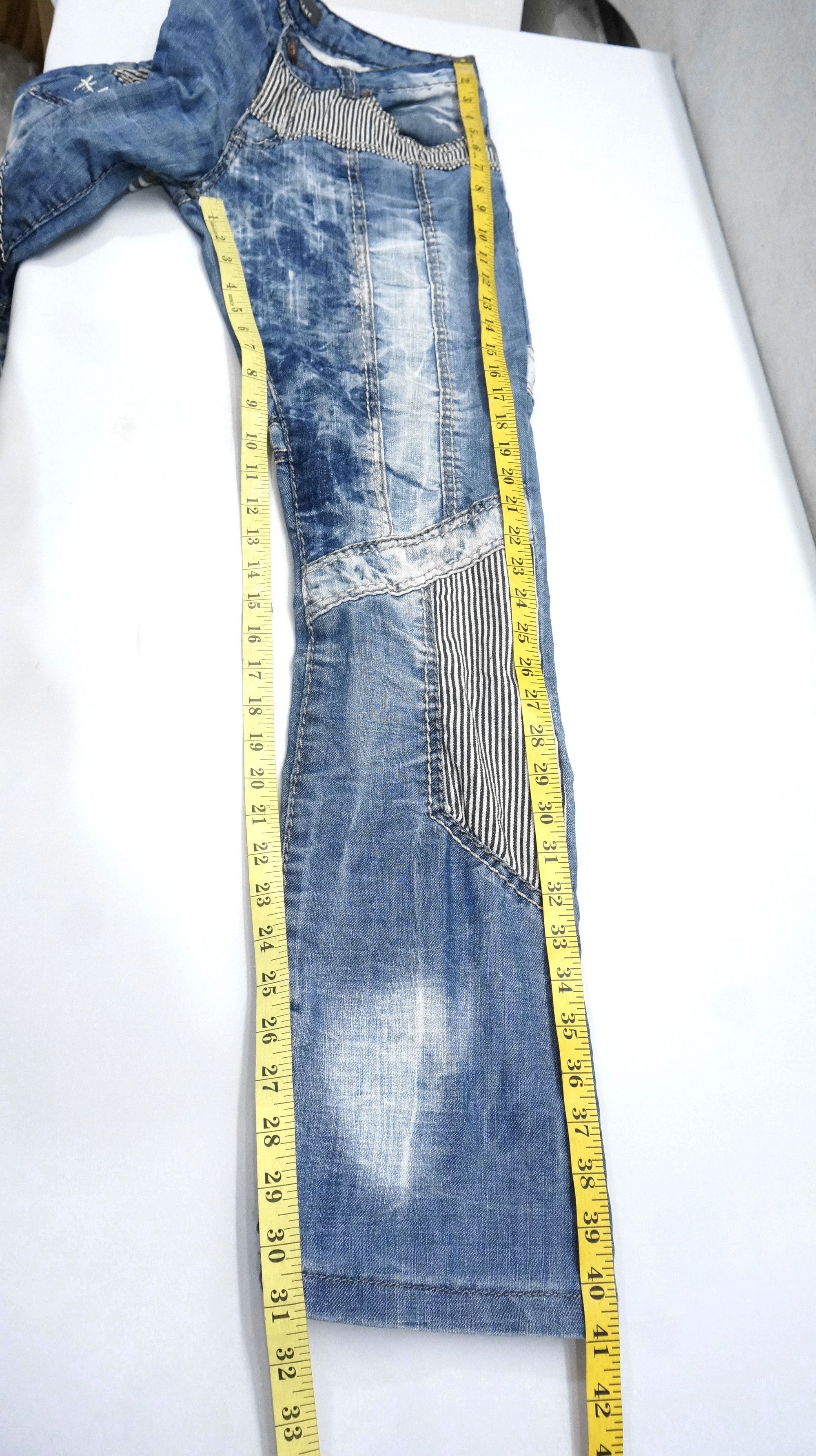 Distressed Denim - 🔥 Vintage KOSMO LUPO Blue Jeans - 16