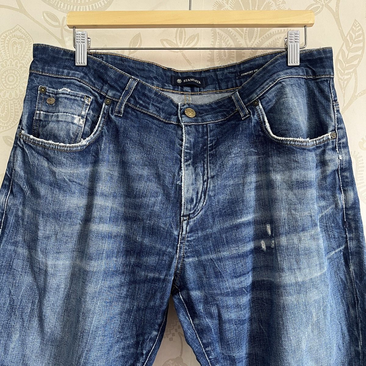 Vintage Stangata Italy Distressed Denim - 23