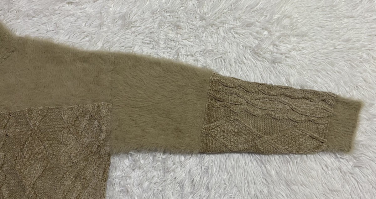 Rare - Murua Cozy Mohair Cable Knit Sweater Cardigan Jumper Rare - 6