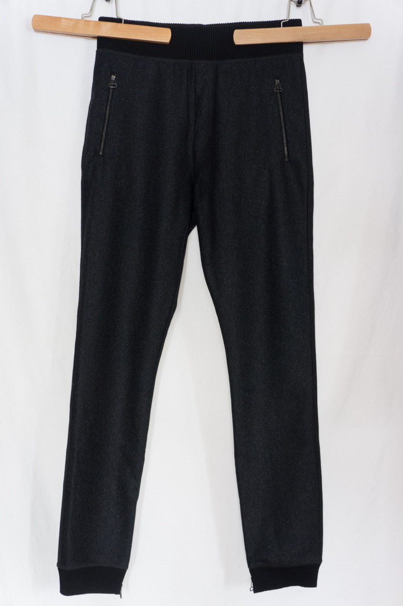 Heavy wool joggers - 1