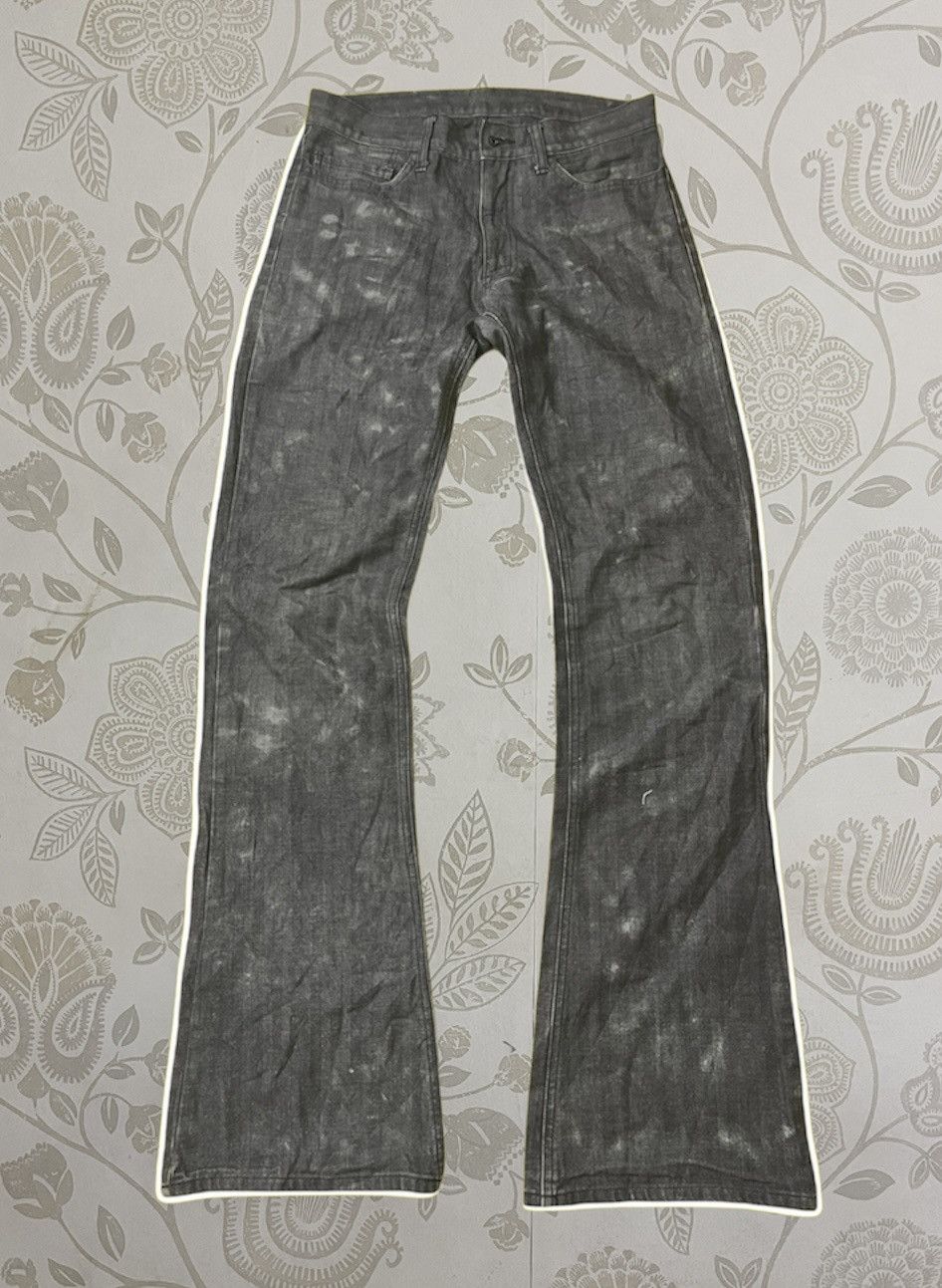 Japanese Brand - Distressed EDGE RUPERT Flare Denim Jeans HISTERIC STYLE - 12