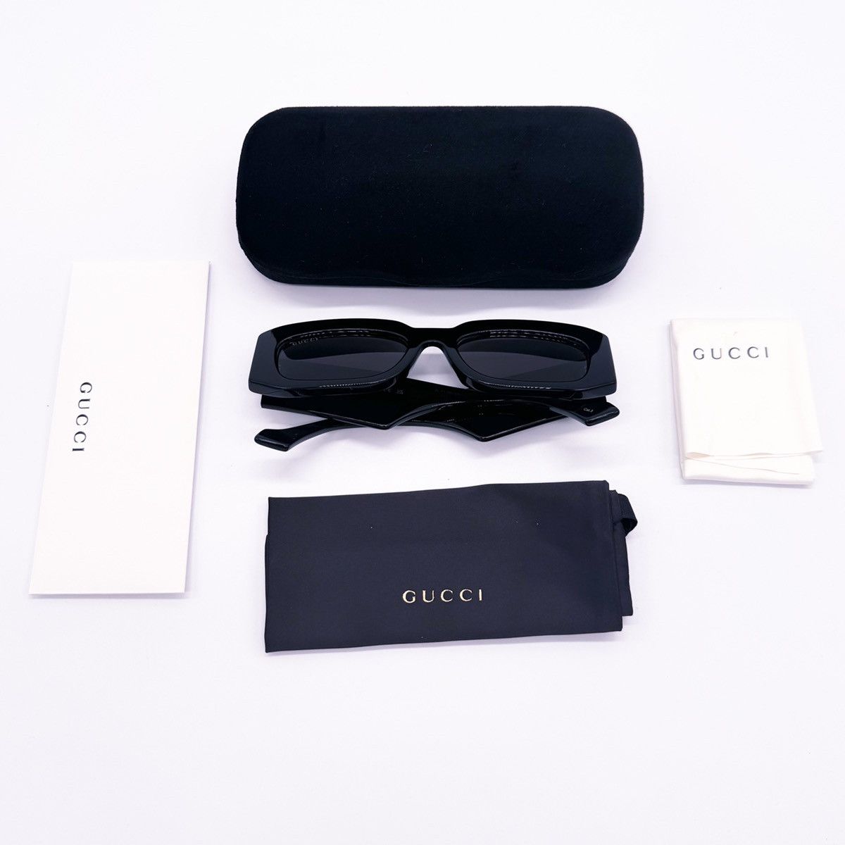 NEW GUCCI SUNGLASSES GG1426S 001 BLACK WOMEN EYEWEAR - 15