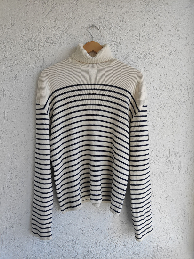 Jean Paul Gaultier Vintage Telnyashka Marine Striped Sweater - 1