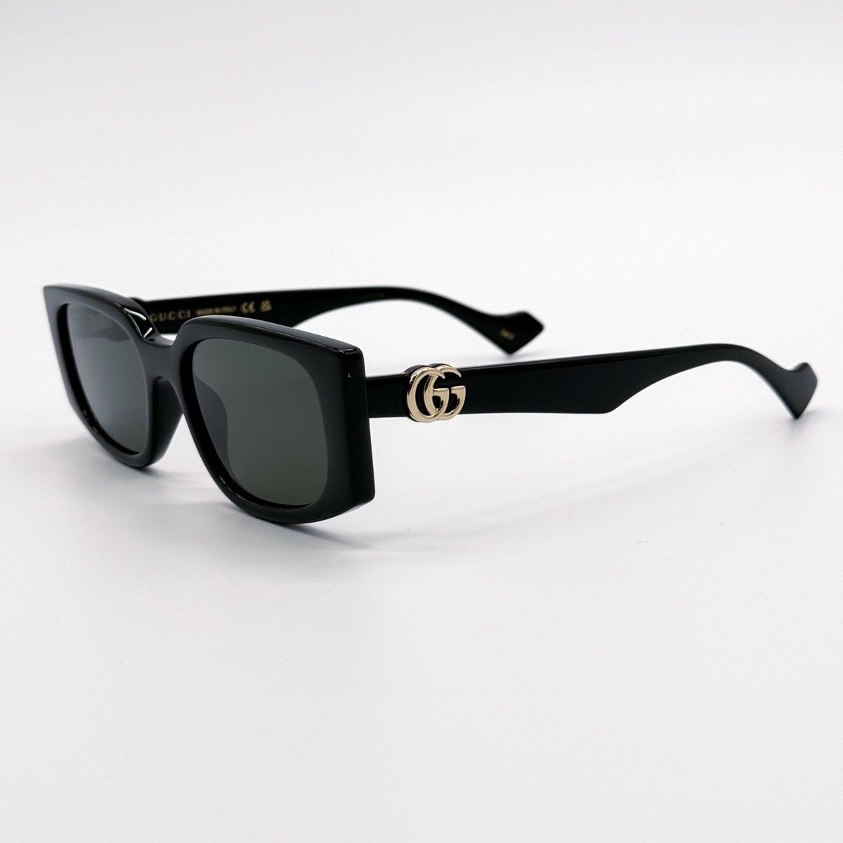 NEW GUCCI GG1534S 001 RECTANGULAR BLACK WOMEN SUNGLASSES - 6