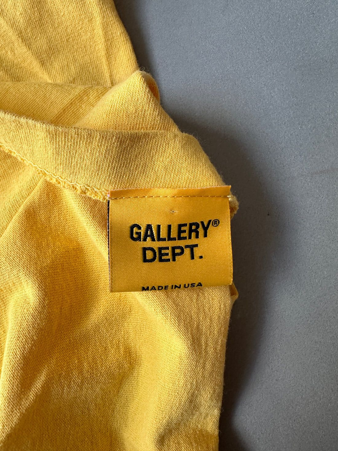 Gallery Dept. Yellow Fucked Up Logo T-Shirt - 8