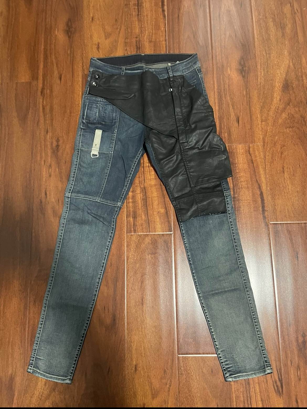 Rick Owens DRKSHDW SS19 ‘Babel’ Combo Memphis Jeans - 1