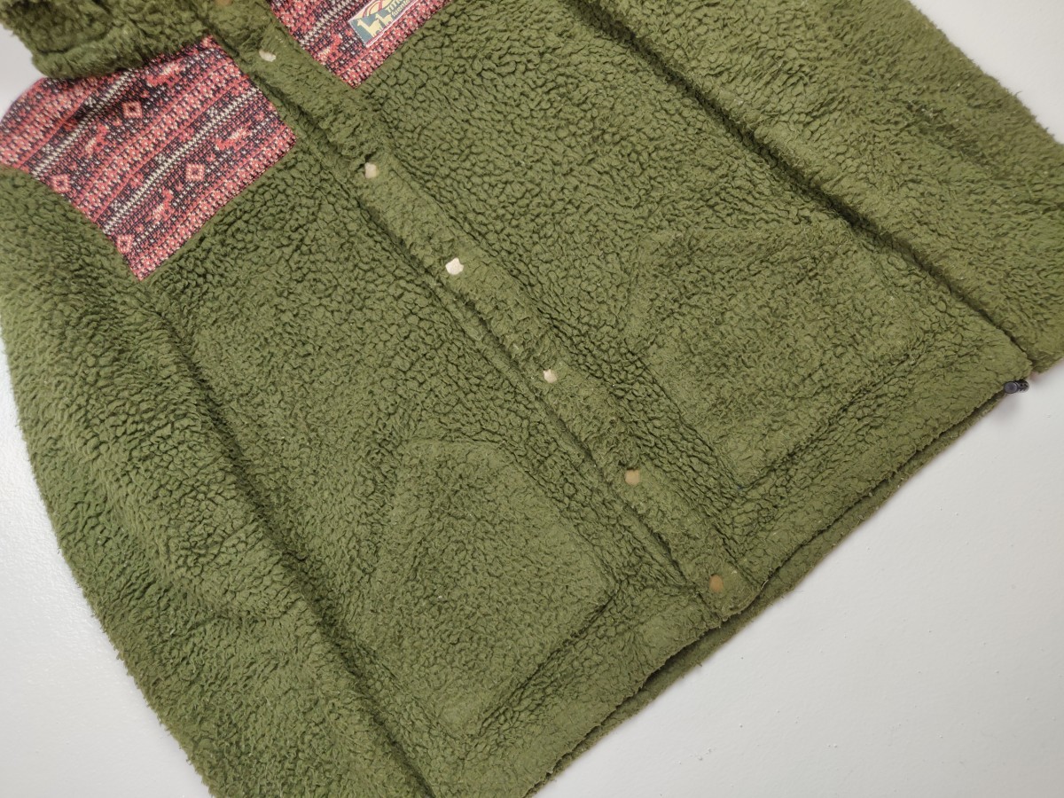 Japanese Brand - Titicaca Japan Sherpa Fleece Zipper Hoodie Jacket - 3