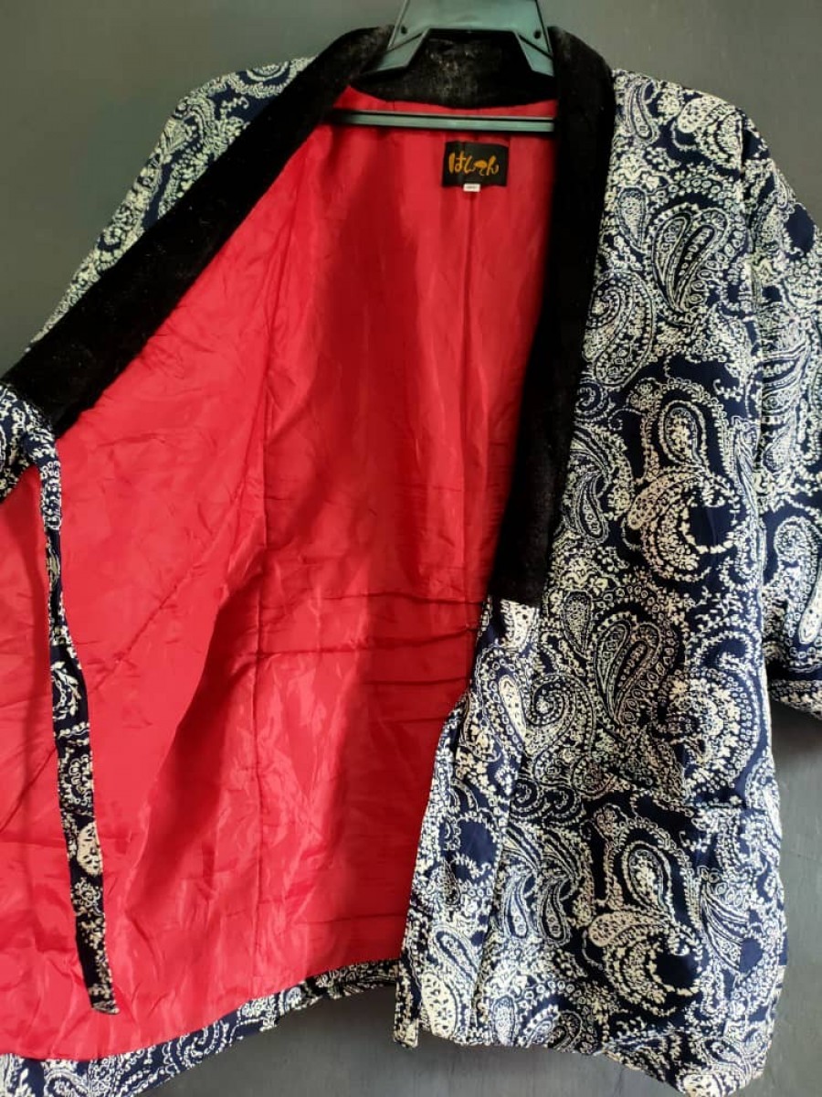 Japanese Traditional - Kimono Hanten Fullprint PaisleY - 2