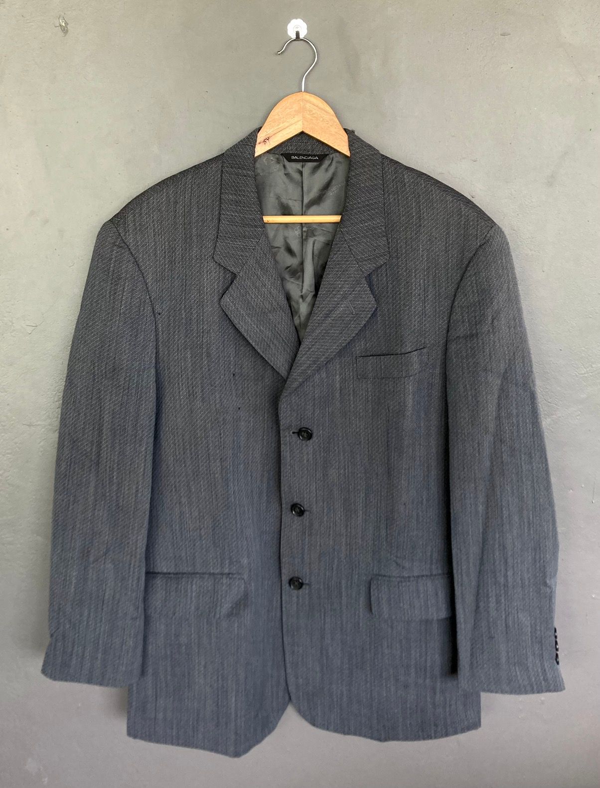 Balenciaga Single Breasted Wool Suit - 1