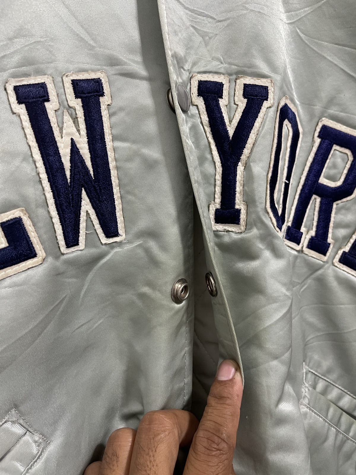 Other Designers Vintage - VINTAGE YANKEES NEW YORK MLB SATIN