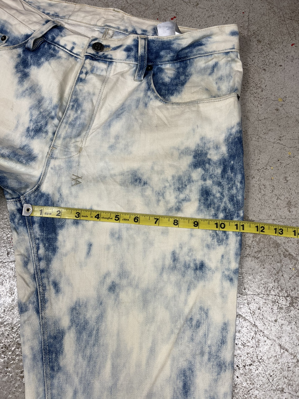 Nice Ksubi Gee Gee This Is England acid wash denim - 10