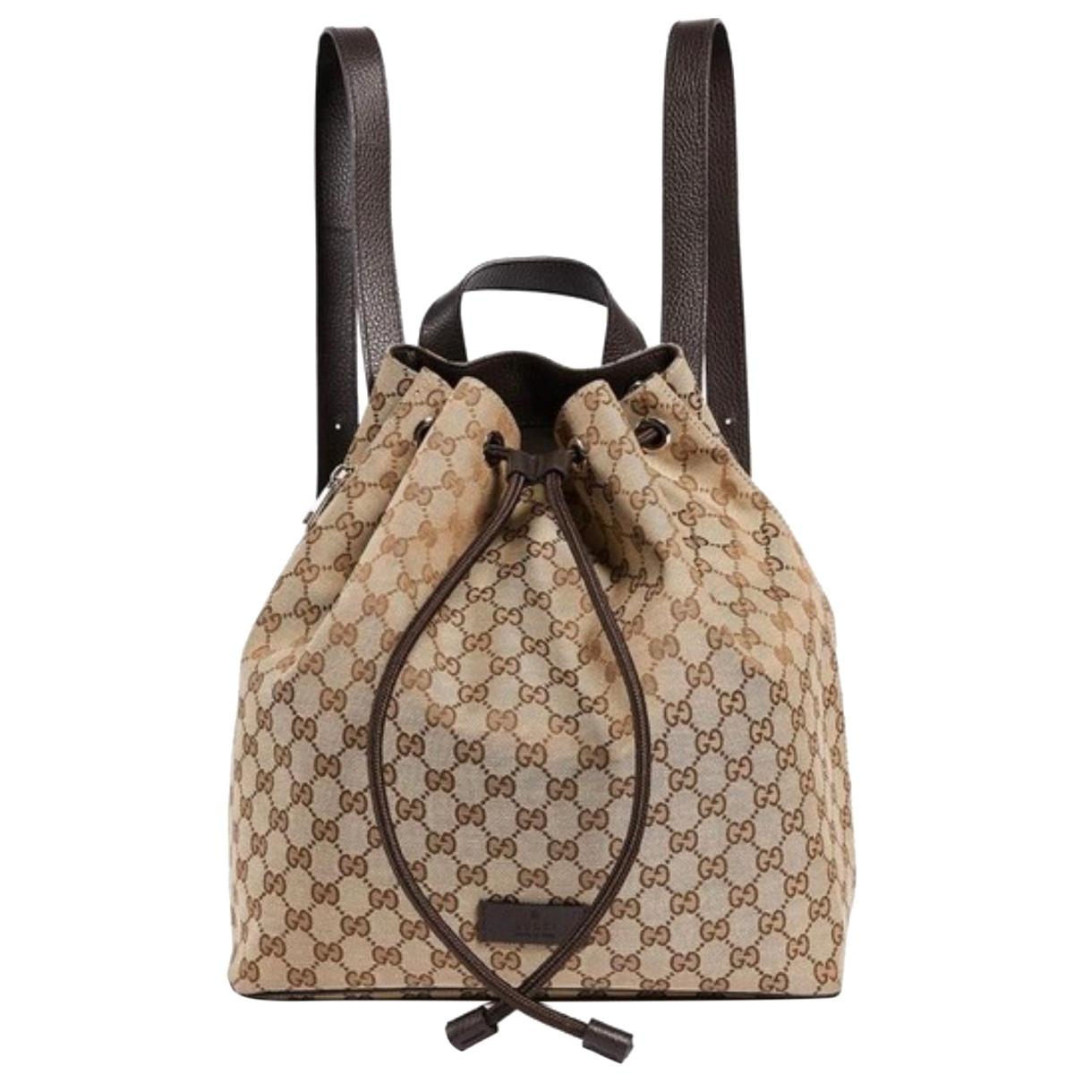 Gucci Gg Supreme Logo Travel Monogram Gg Canvas backpack - 1