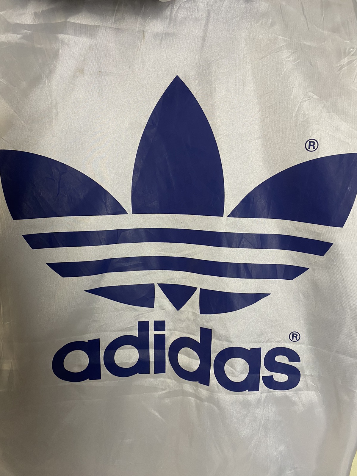 Vintage Adidas Big Logo Long Jacket Made in Japan - 5