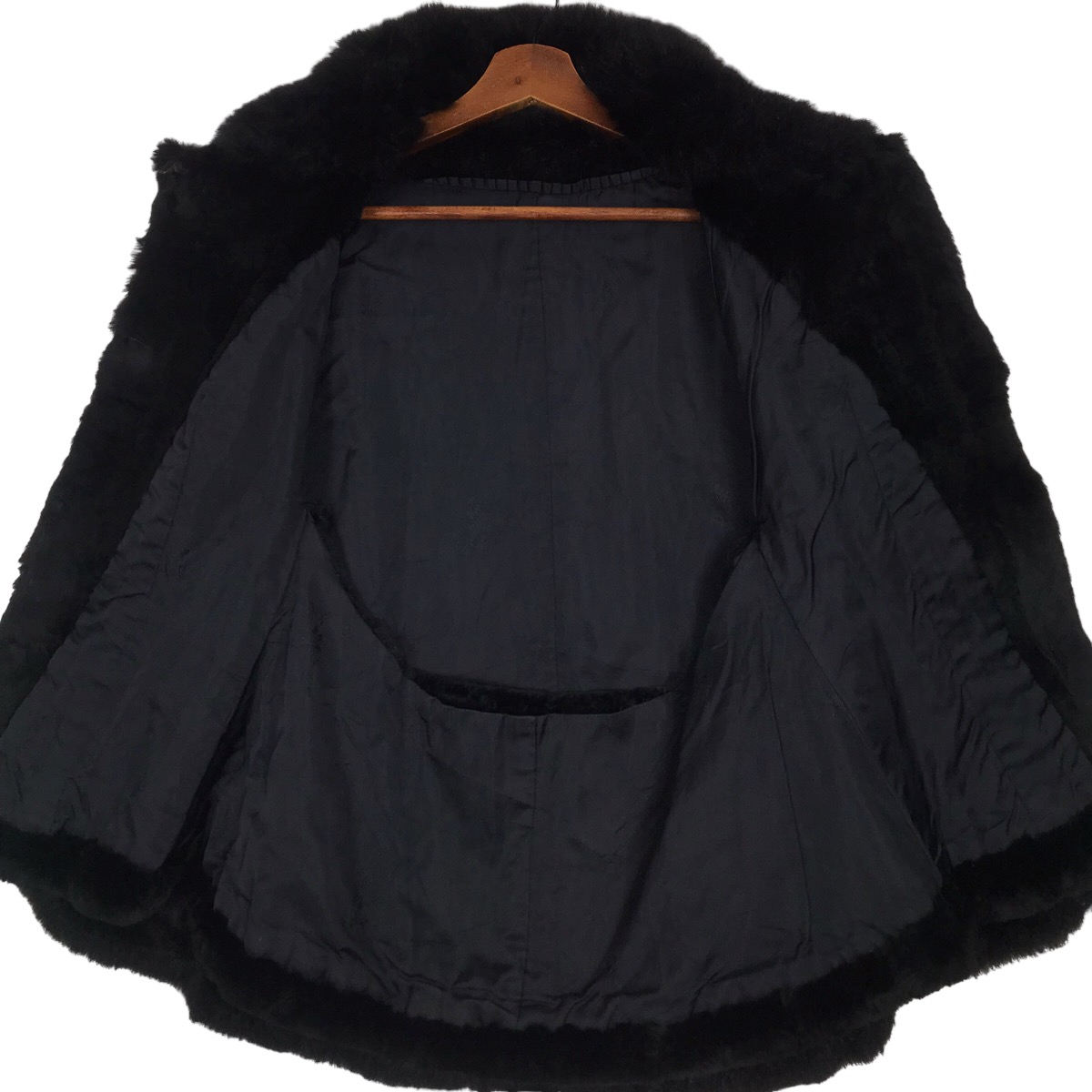 Vintage - Vintage Glamorous Comfy Fur Poncho Jacket - 5