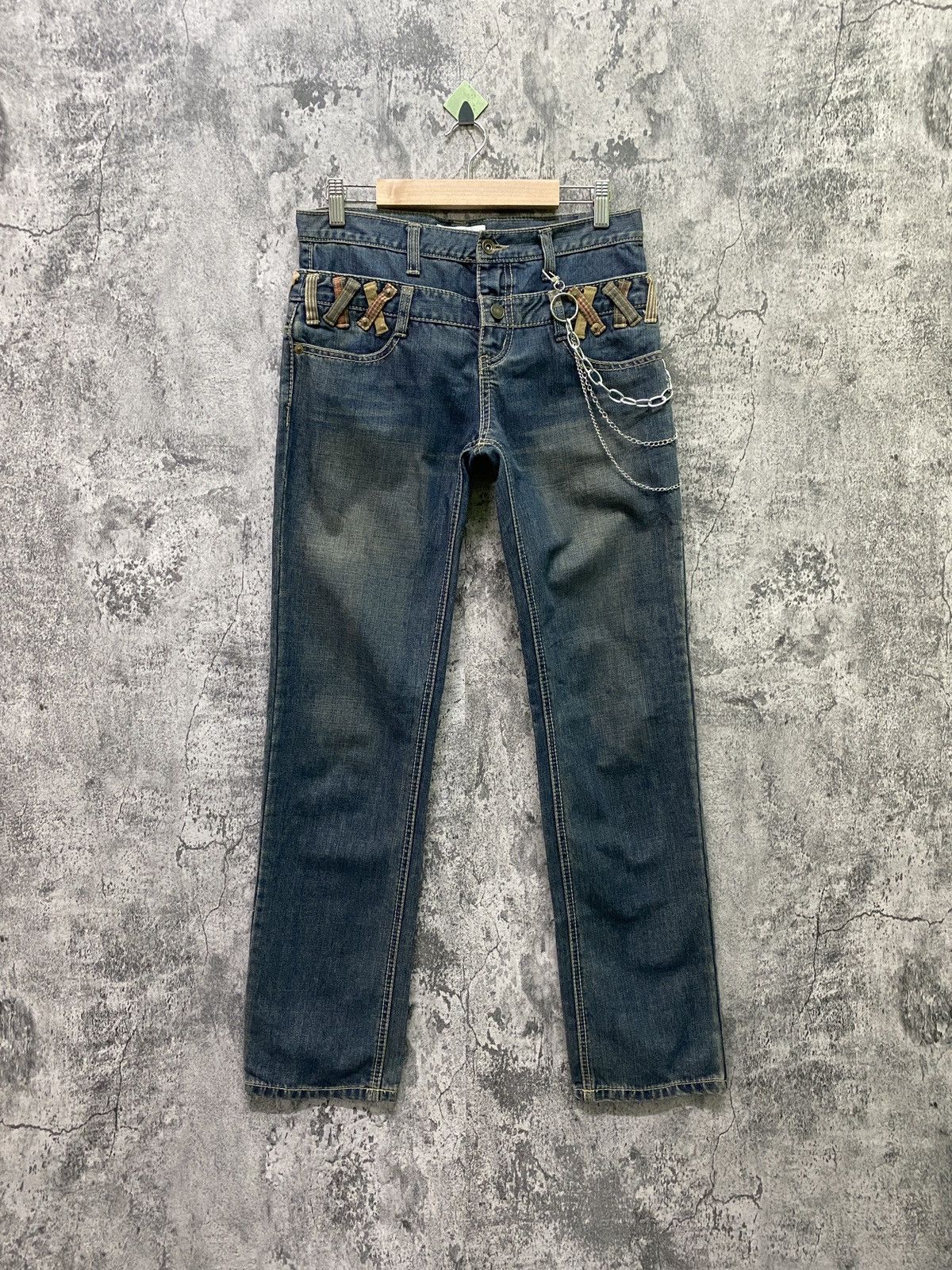 Japanese Brand - Vintage Double Waist J-Honey Junya Watanabe Style Denim - 1