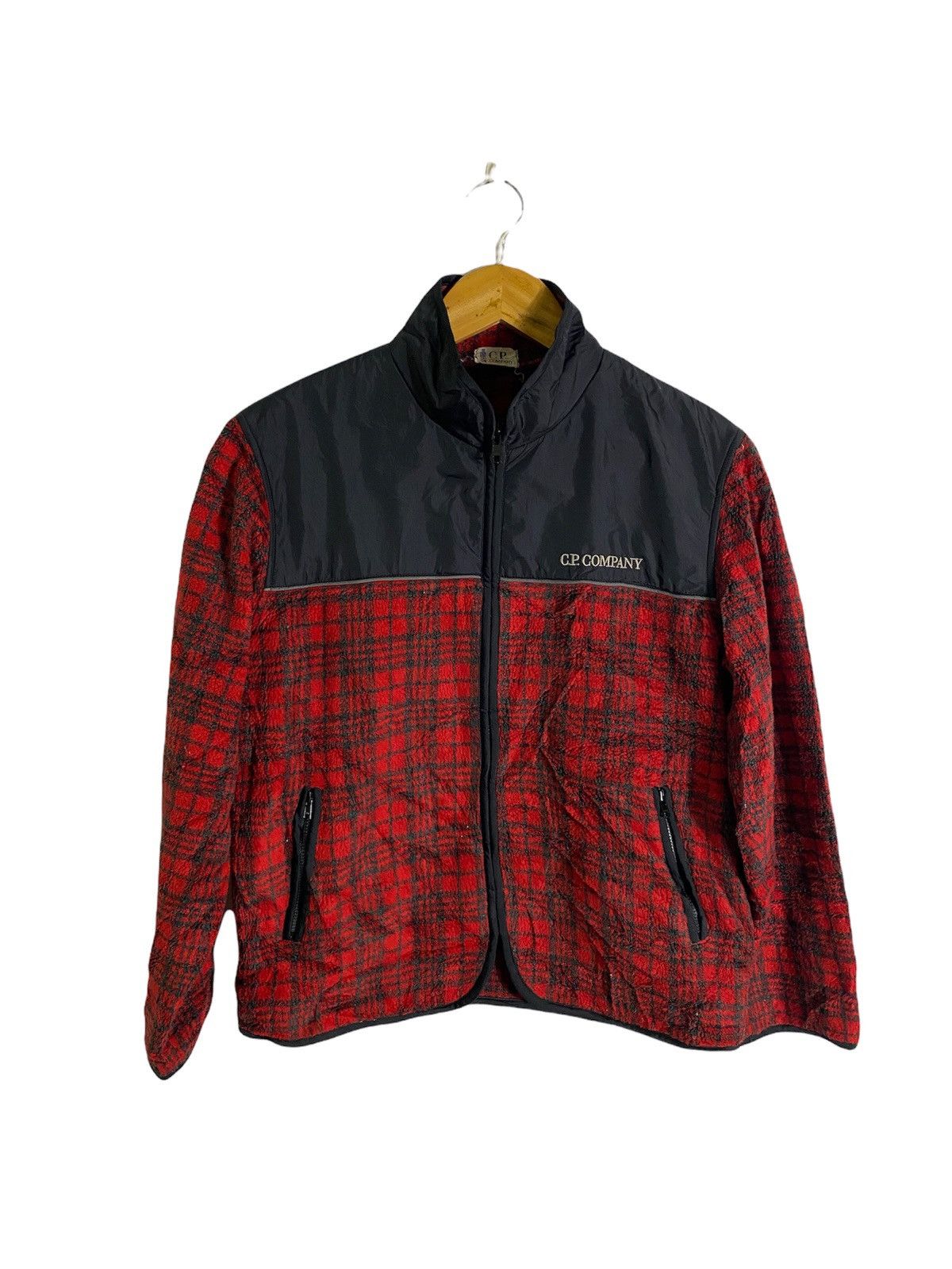 Red Tartan Fleece Jacket - 1