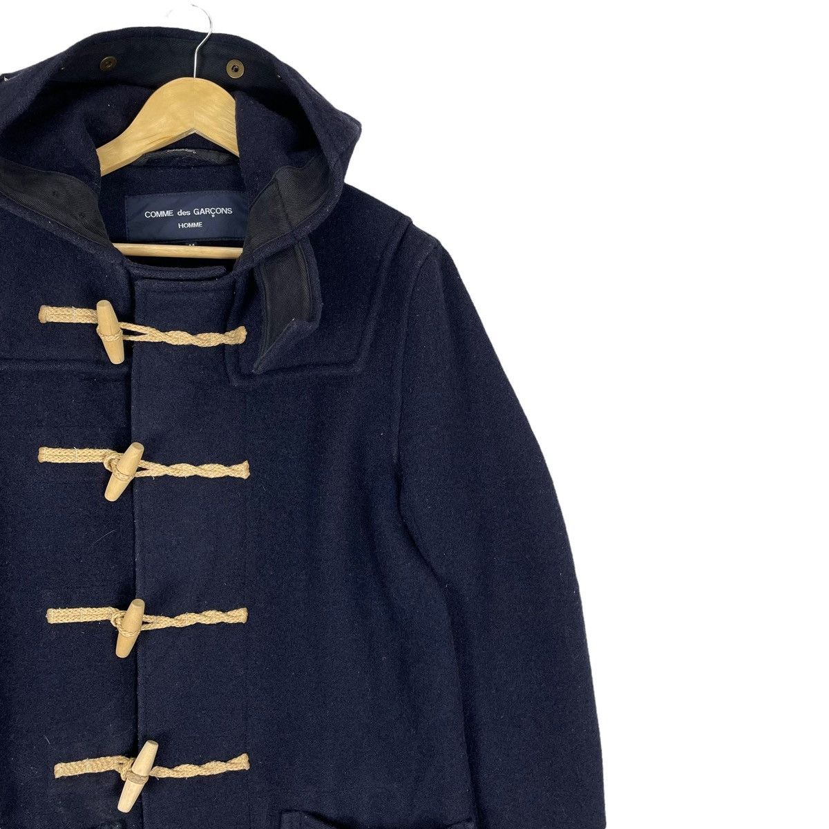 🔥CDGH X GLOVERALL FW12 DUFFLE COAT JACKET - 5