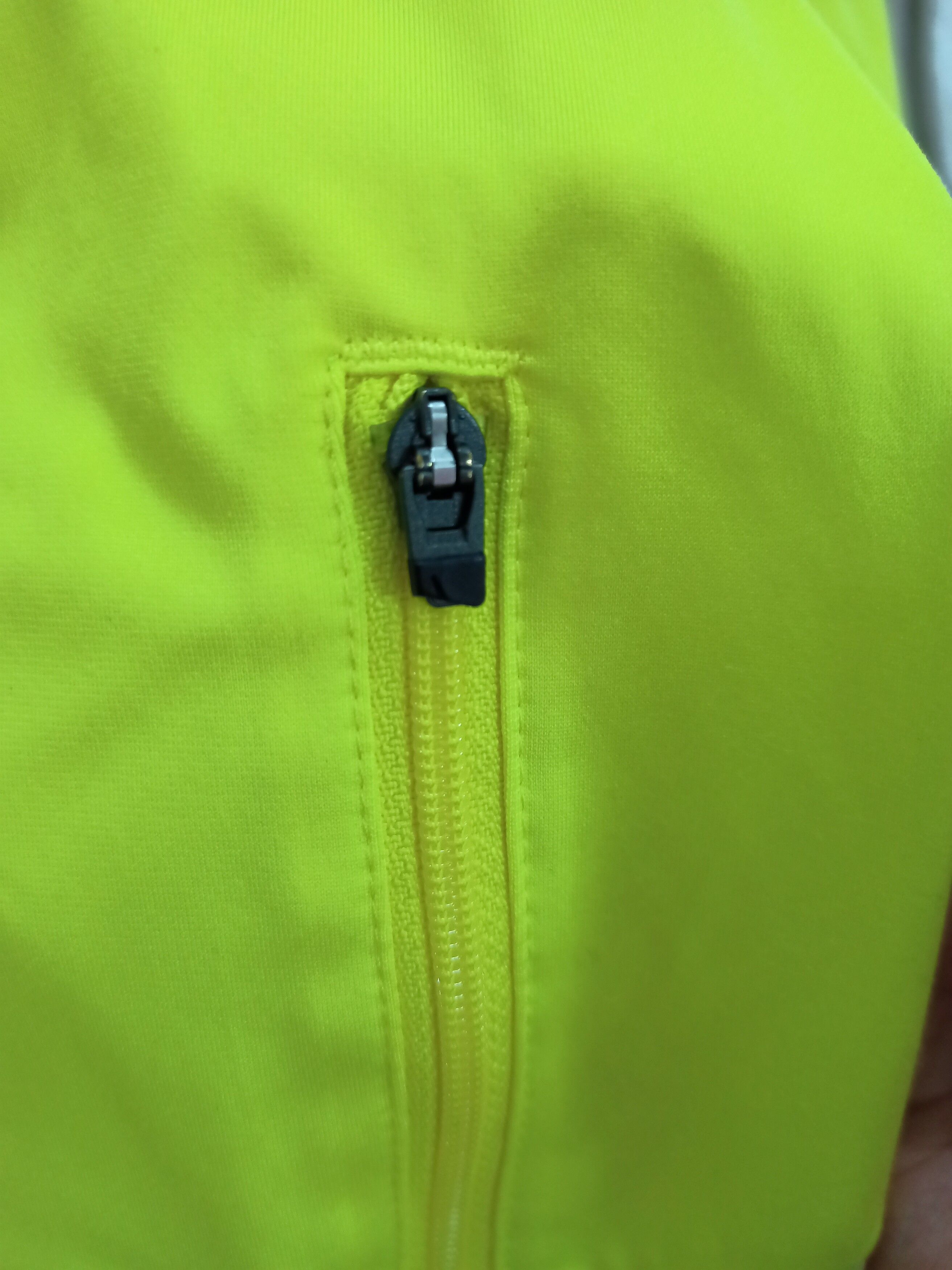 Nike Dri-fit Small Swoosh Embroidery Yellow Neon Jacket - 5