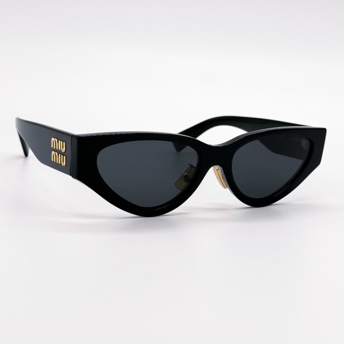 NEW MIU MIU SMU 03Z 1AB5S0 BLACK MU03ZS 1AB5S0 SUNGLASSES - 4