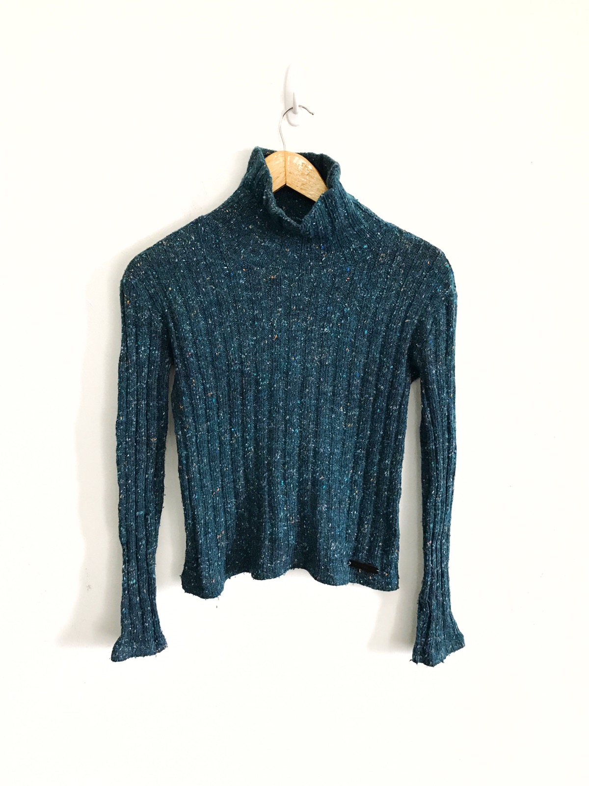 Hand Knit Sweater Jumper Armpit 16"x24" - 2
