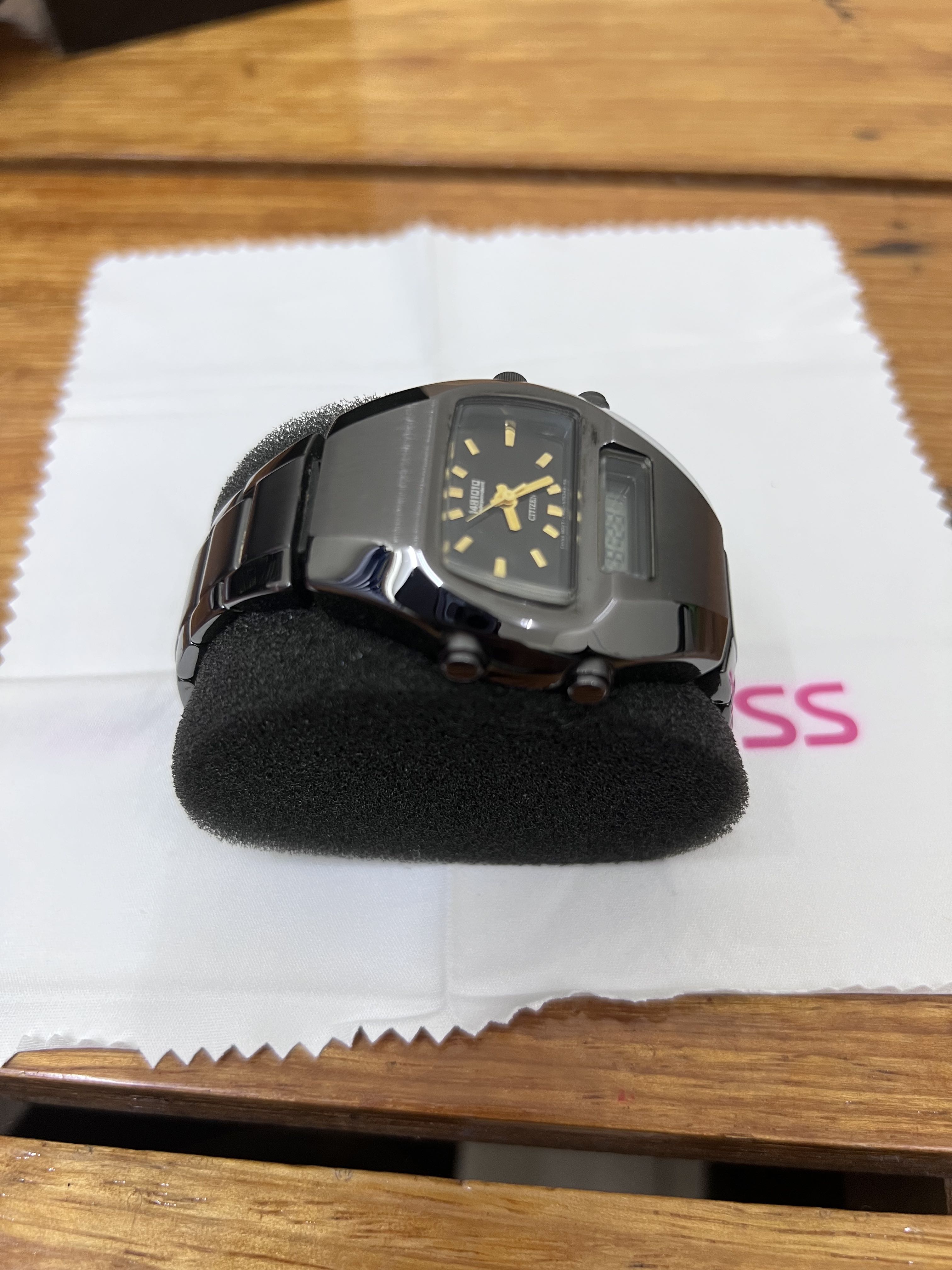 Vintage citizen 1481010 Analog Digital Watch - 5