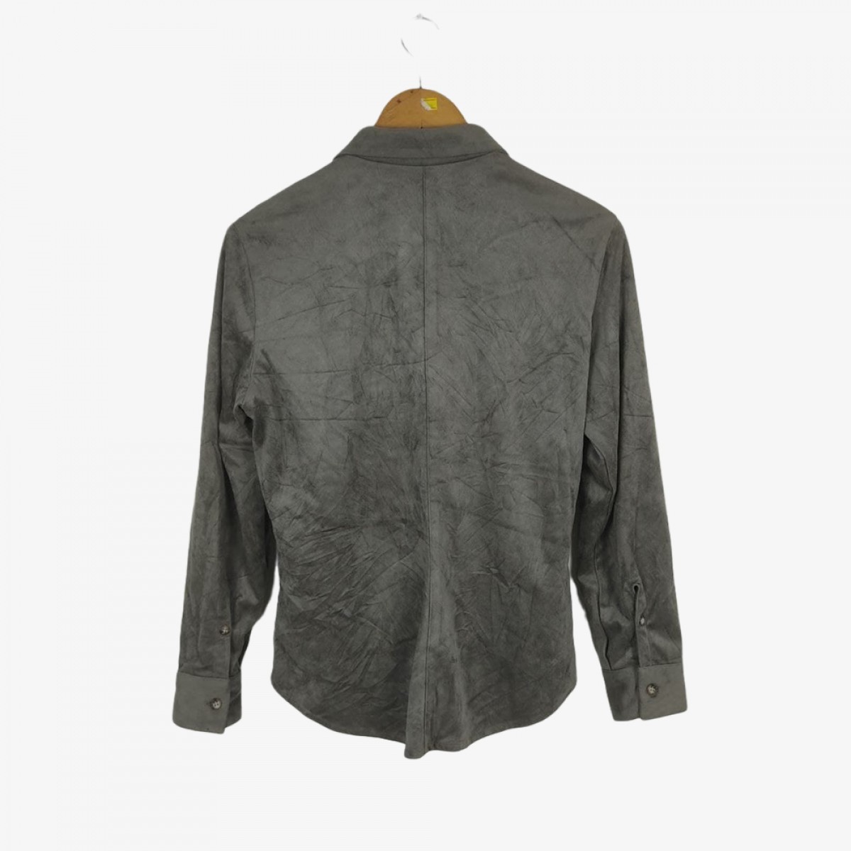 Japanese Brand - Carine Roitfeld Fashion Zipper Suede Shirt - 2
