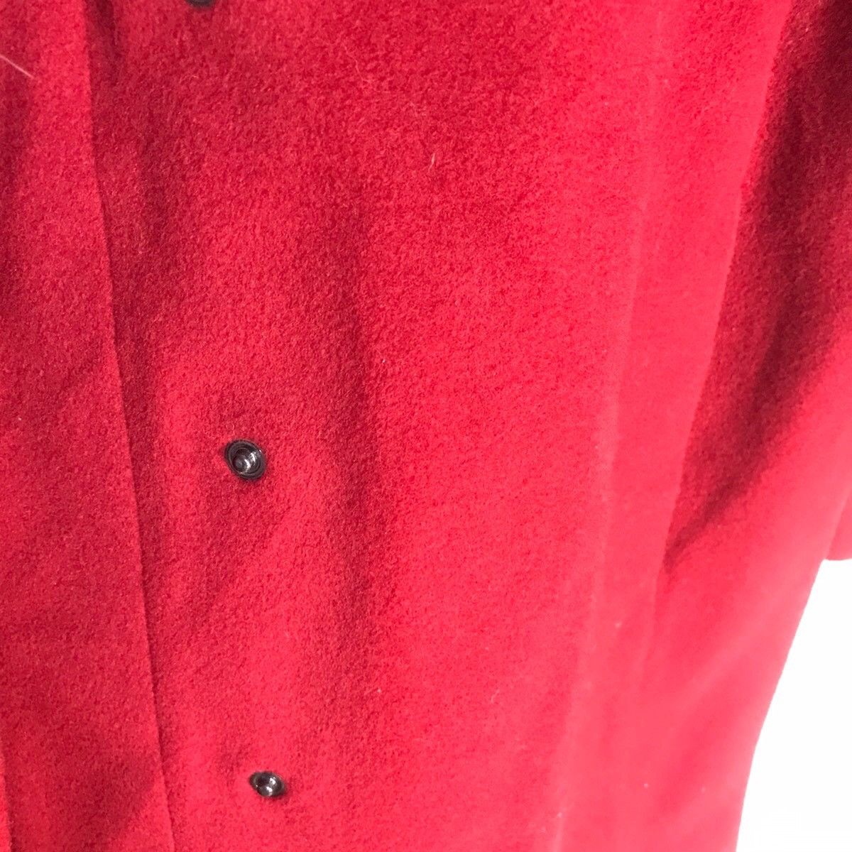 Thierry mugler red double breasted wool jacket - 3