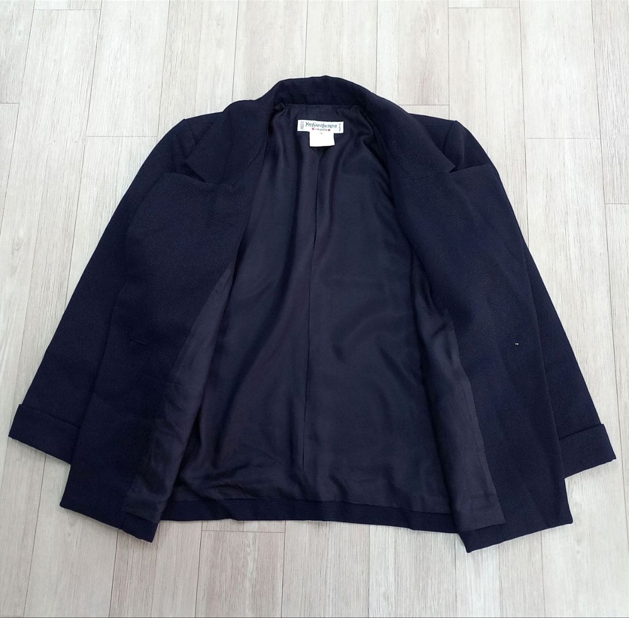 Vintage - Yves Saint Laurent Wool Single Button Blazer Jacket - 9