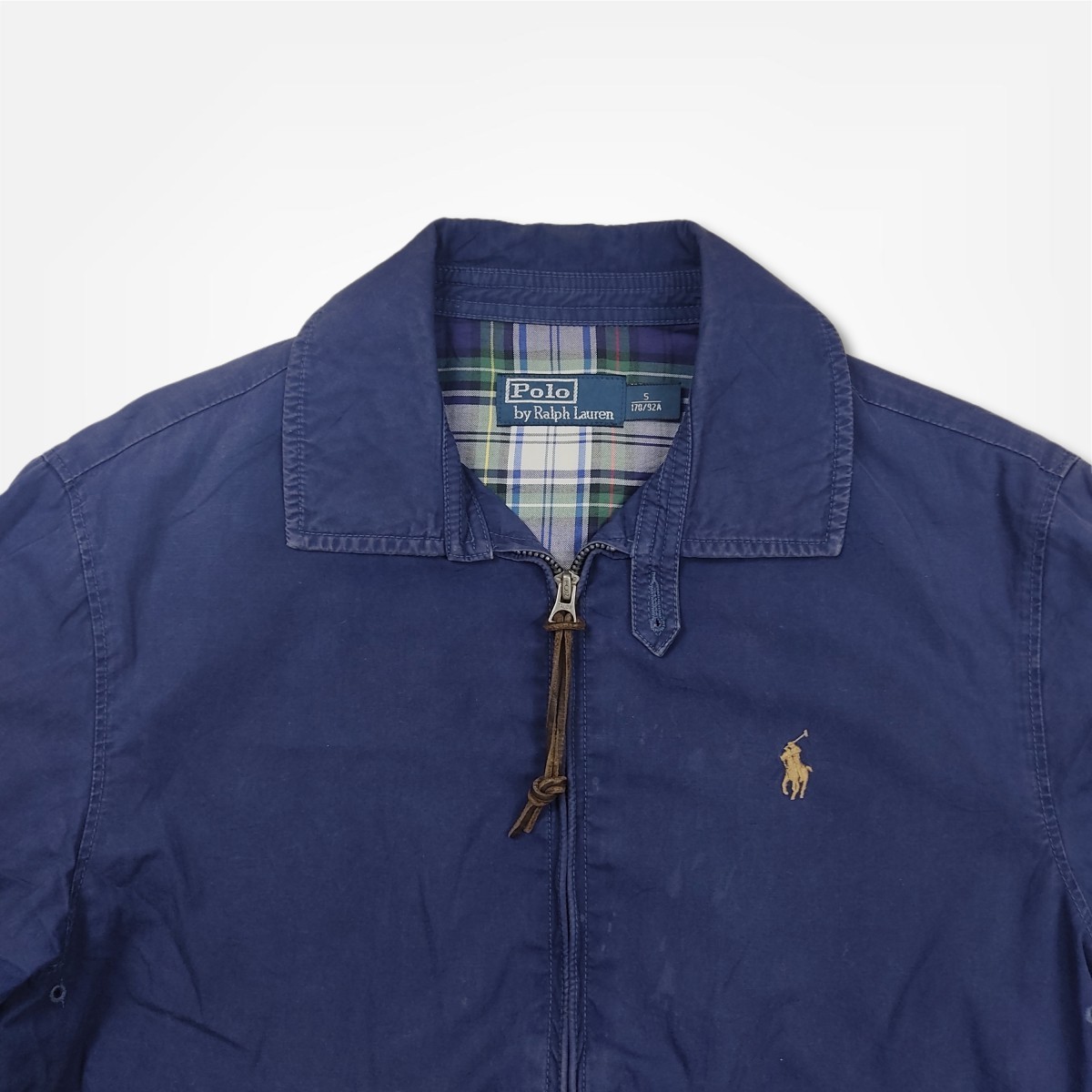 Harrington - Vintage Blue Jacket Workwear - 3