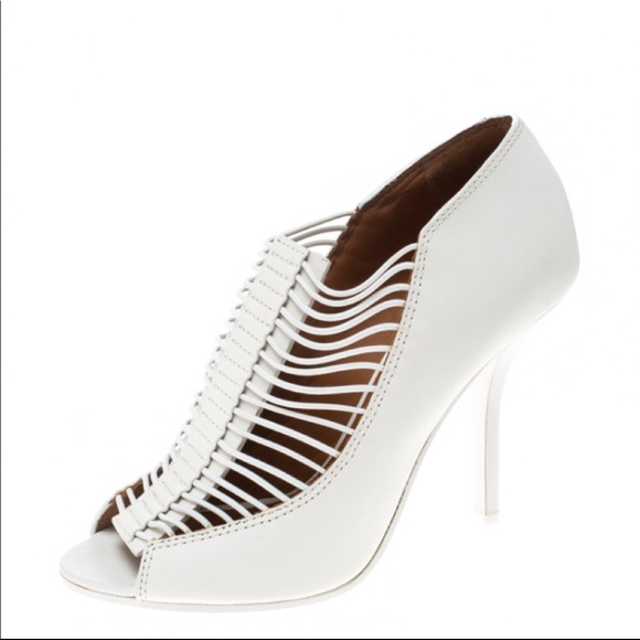 Givenchy white leather heels - 1