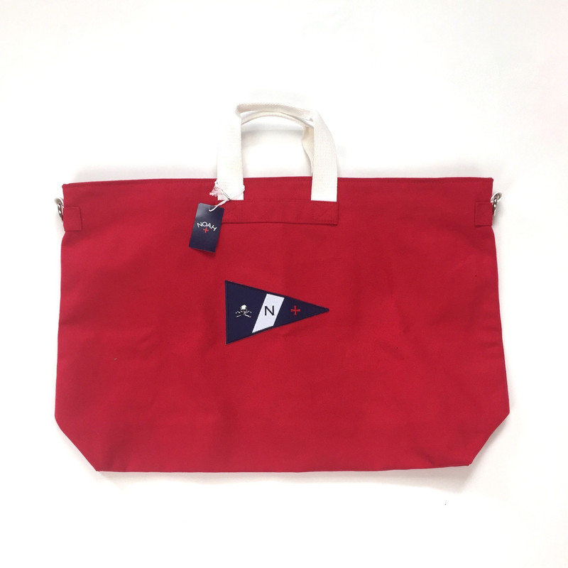 Noah Red Logo Canvas Holdall Bag DS - 1