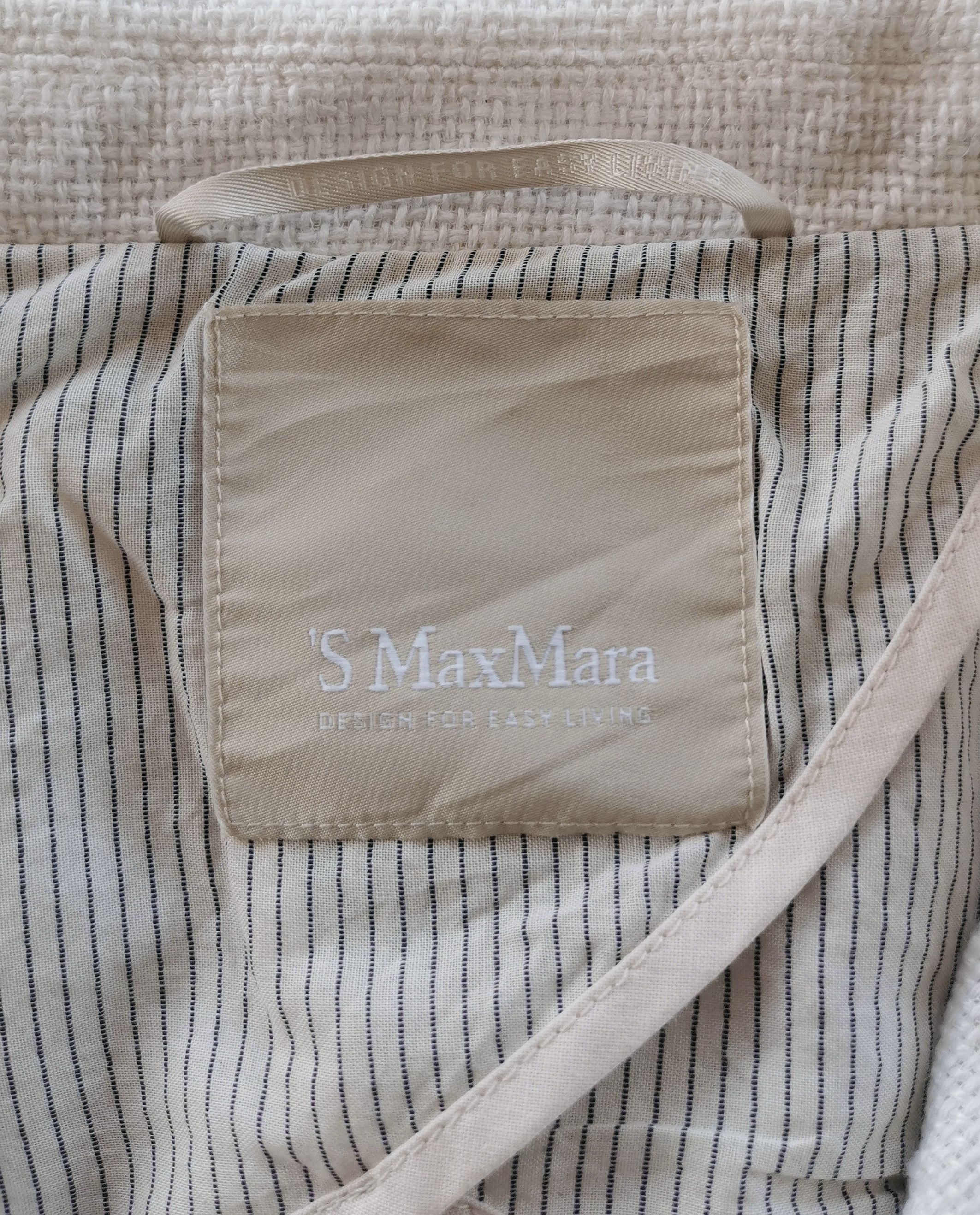 Archival Clothing - 'S Max Mara Linen Blazers - 3