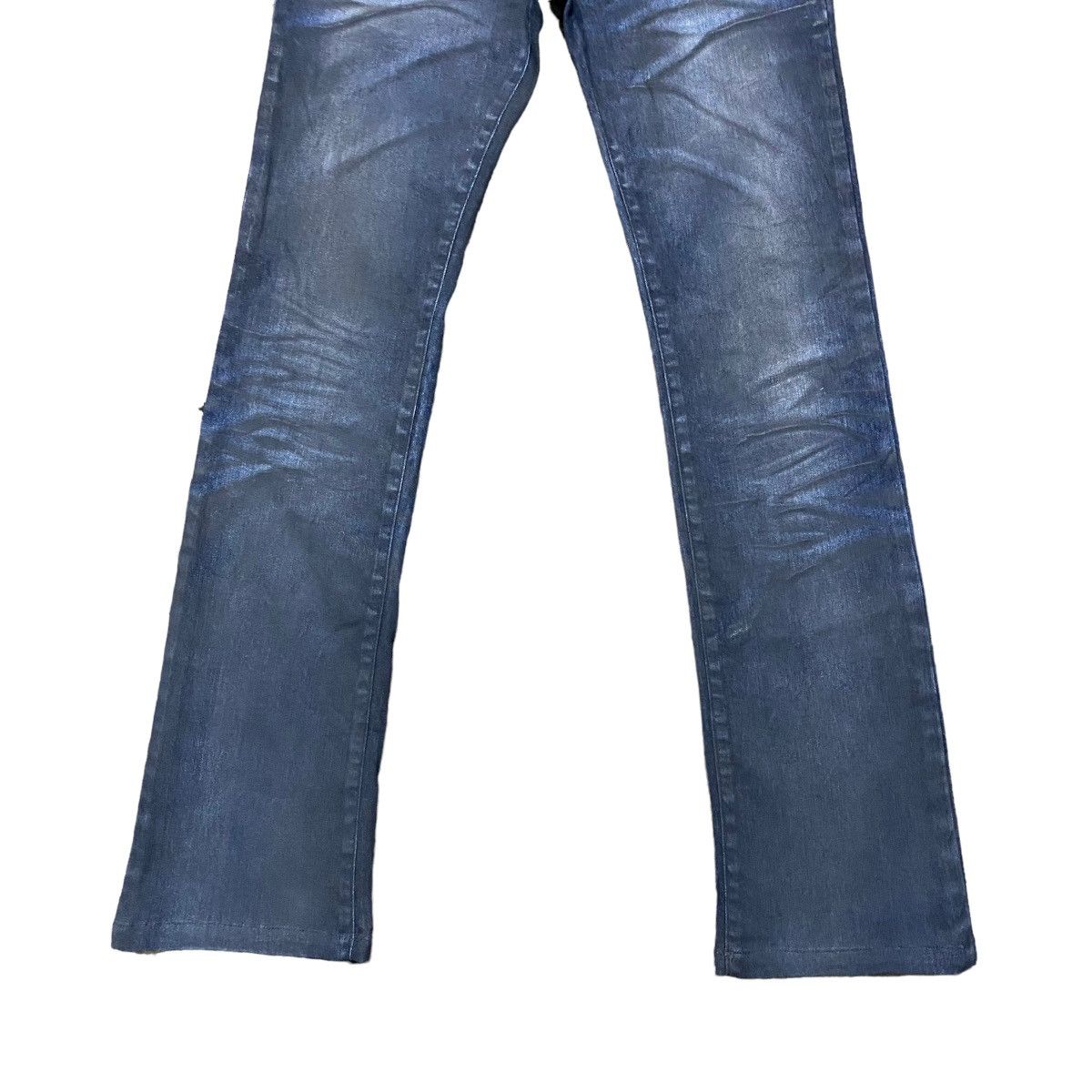 Japanese Brand - Tornado Mart Waxed Coated Denim Flare Pants - 6