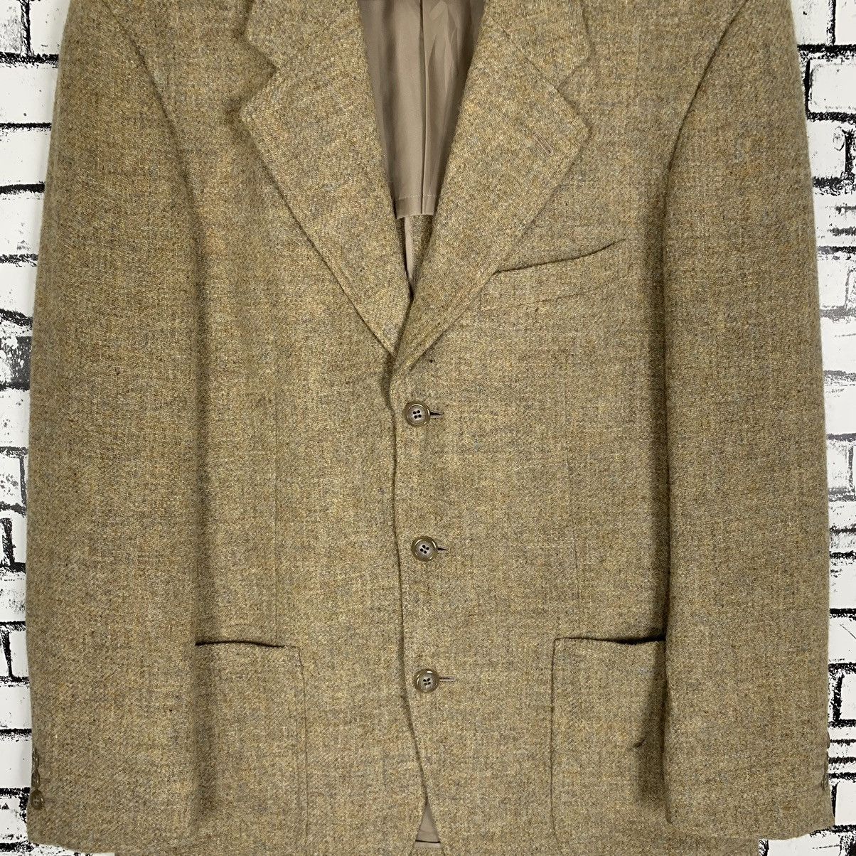 Vintage - Harris Tweed Hand Woven Coat Jacket - 5