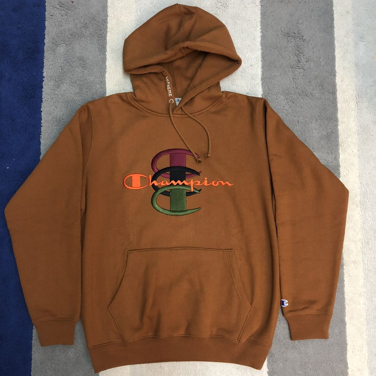 Supreme Champion Stacked C Hooded Sweatshirt - 2