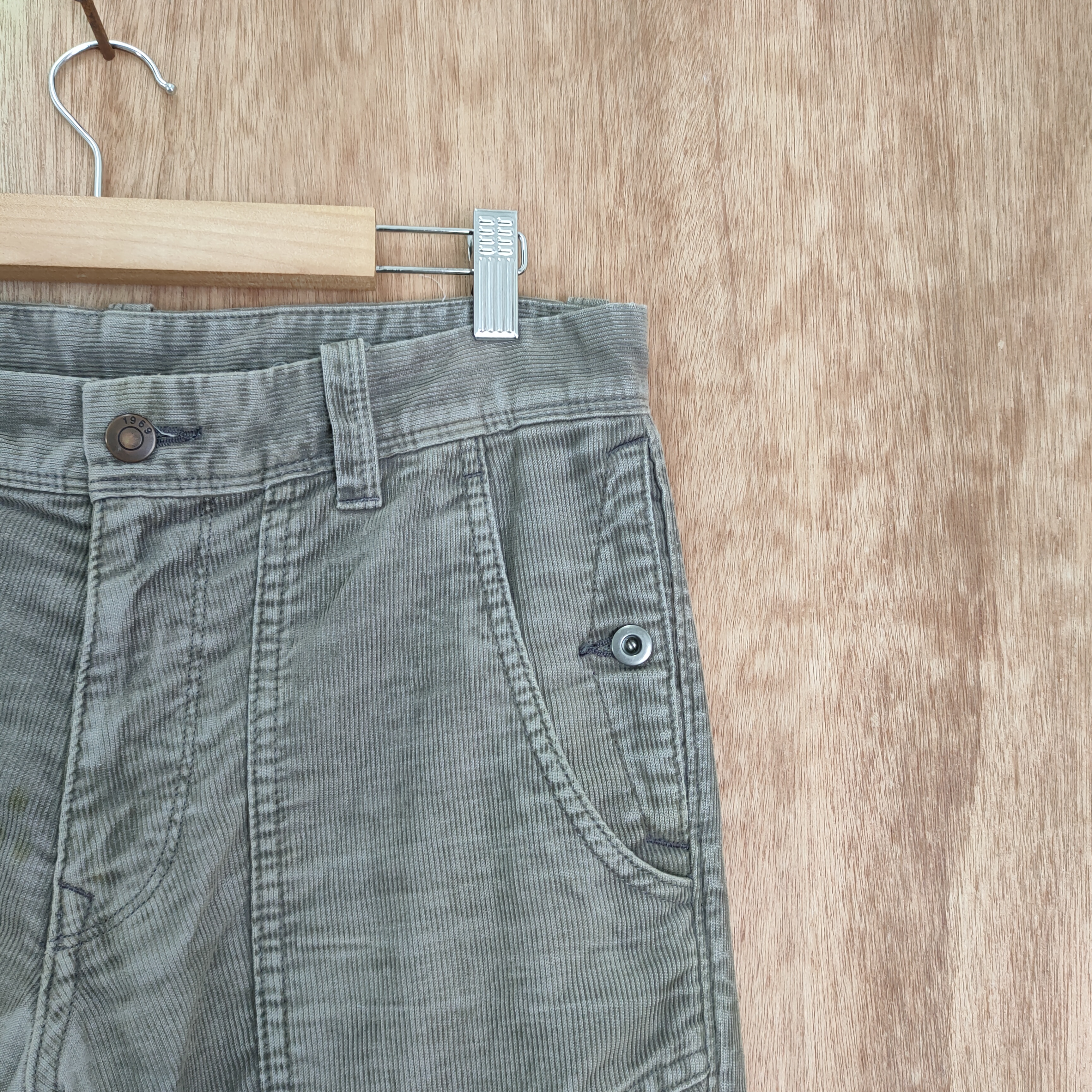 Japanese Brand - GAP CORDUROY FADED CARGO PANTS - 10