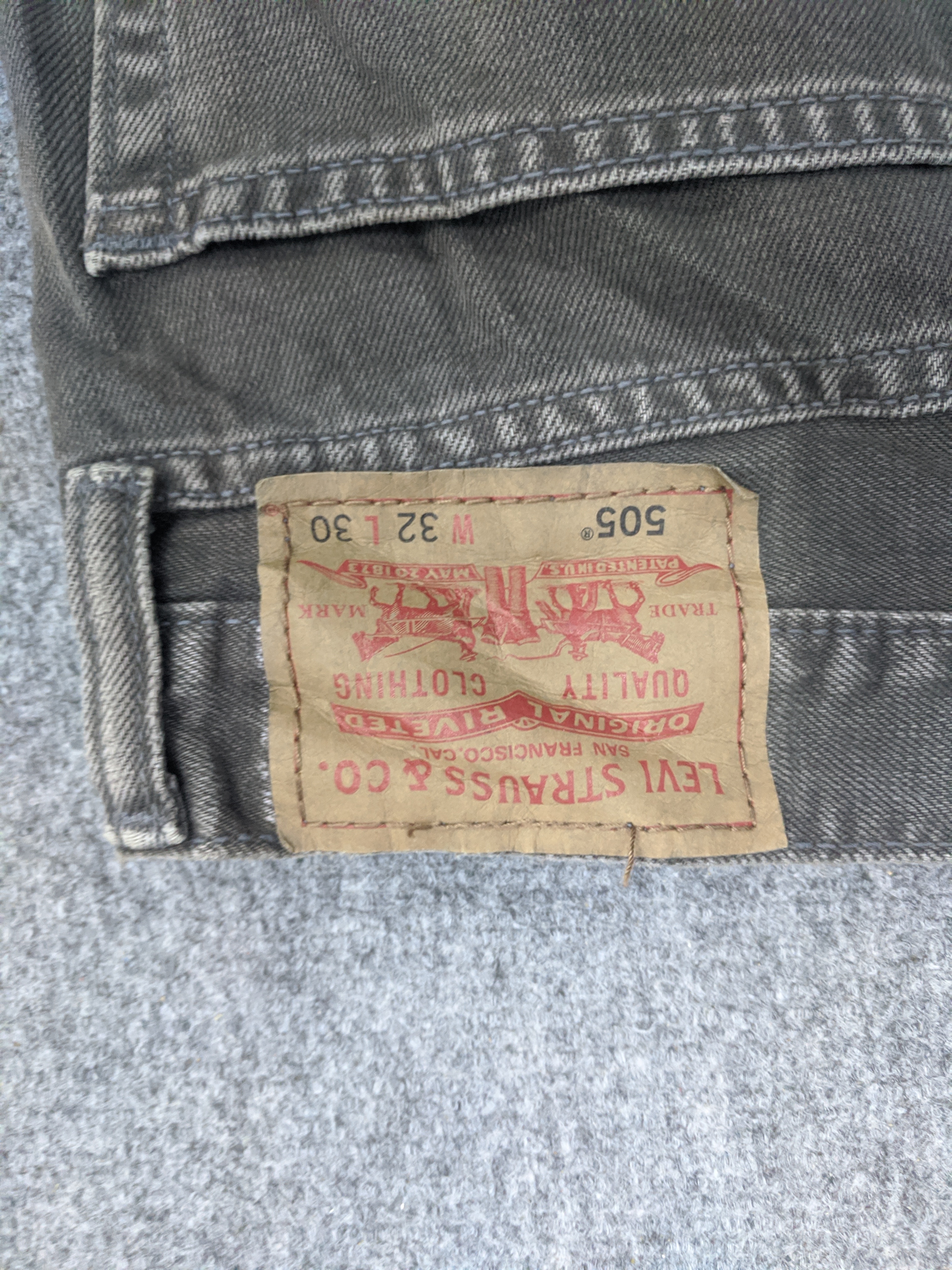Vintage - Vintage Levis 505 Light Wash Jeans - 12